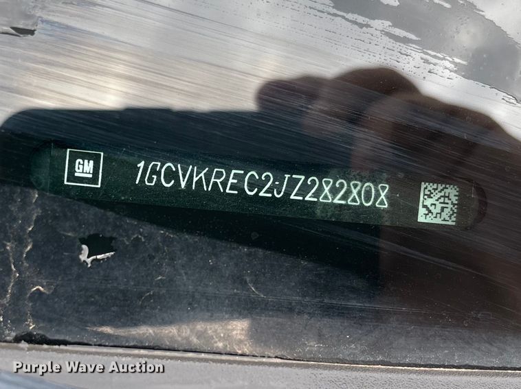 image for item FB3446 2018 Chevrolet Silverado 1500 Ext. Cab pickup truck