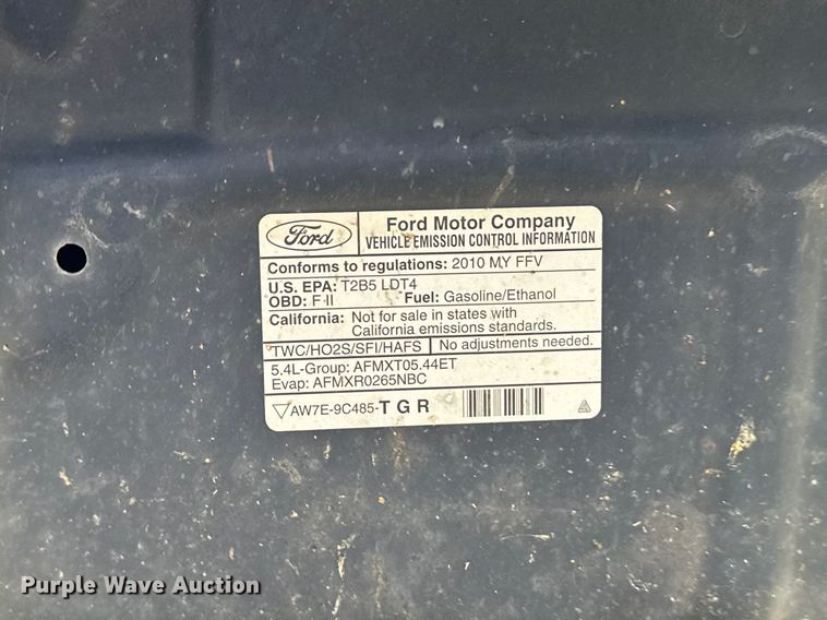 image for item FB7256 2010 Ford F150 Crew Cab pickup truck
