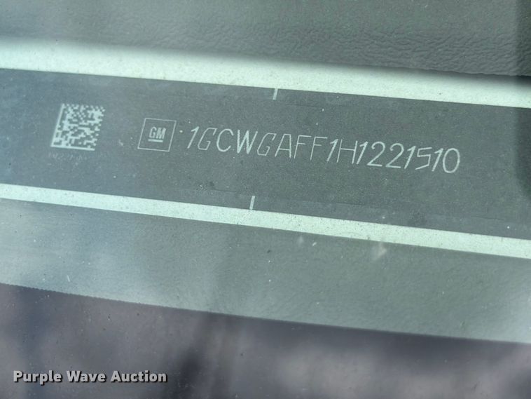 image for item FB8116 2017 Chevrolet Express van