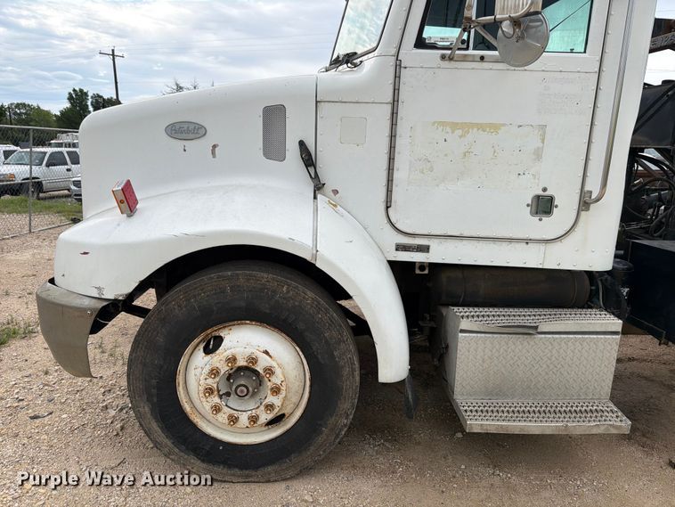 image for item FB8119 1997 Peterbilt 330 dumpster carrier truck