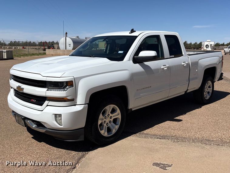 image for item FC2216 2018 Chevrolet Silverado 1500 Ext. Cab pickup truck