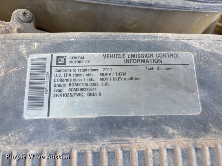 image for item FC2239 2011 Chevrolet Silverado 2500HD Crew Cab pickup truck