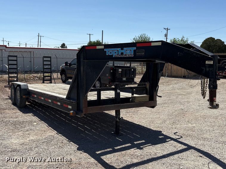 image for item FC2242 2014 Top Hat Industries EHGN24X7-14E-F equipment trailer