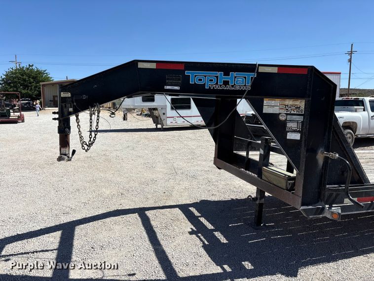 image for item FC2242 2014 Top Hat Industries EHGN24X7-14E-F equipment trailer