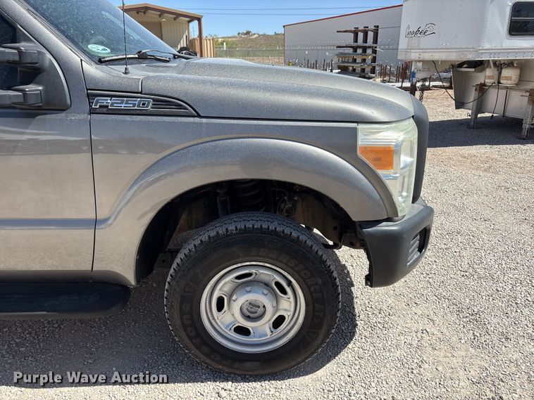 image for item FC2243 2013 Ford F250 Super Duty Crew Cab utility bed pickup truck