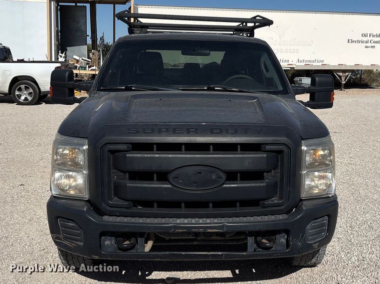 image for item FC2244 2011 Ford F250 Super Duty Crew Cab utility bed pickup truck