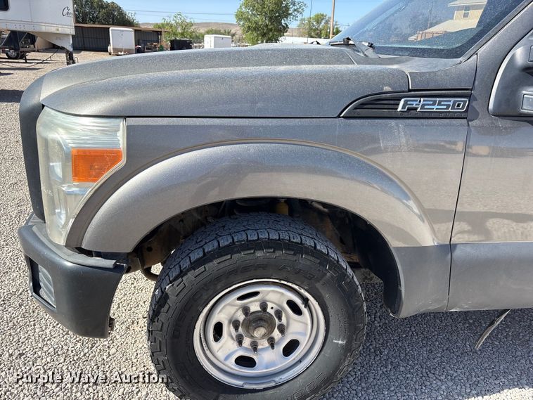 image for item FC2244 2011 Ford F250 Super Duty Crew Cab utility bed pickup truck