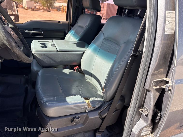 image for item FC2244 2011 Ford F250 Super Duty Crew Cab utility bed pickup truck