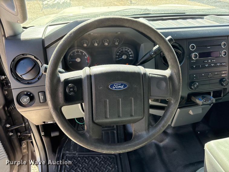 image for item FC2244 2011 Ford F250 Super Duty Crew Cab utility bed pickup truck