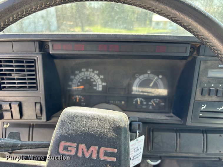 image for item FC4542 1993 GMC C6 dump flatbed truck