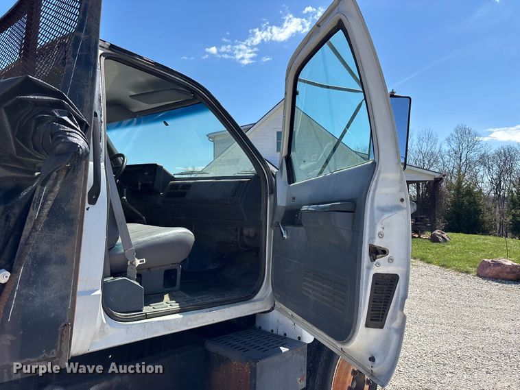 image for item FC4542 1993 GMC C6 dump flatbed truck