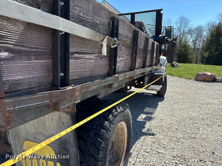 image for item FC4542 1993 GMC C6 dump flatbed truck