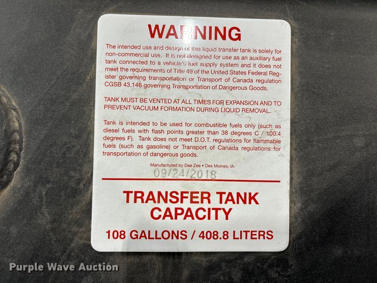image for item FC4605 (2) DeeZee fuel tanks