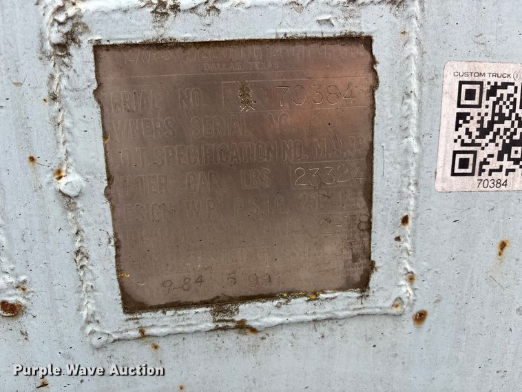 image for item FC4621 Texas Welding and Manufacturing tank