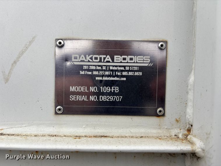 image for item FC4624 Dakota Bodies 109-FB flatbed