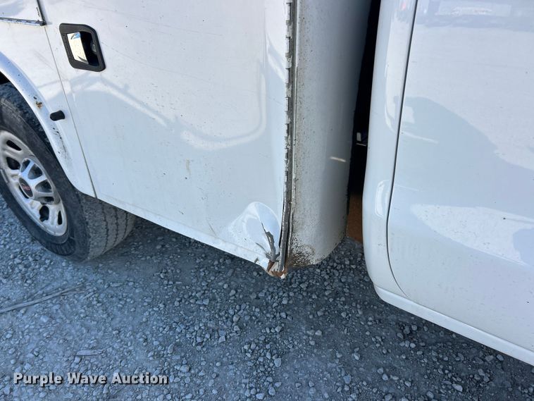 image for item FC5066 2015 GMC Sierra 3500HD Ext. Cab utility bed pickup truck