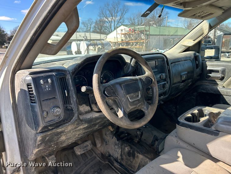 image for item FC5066 2015 GMC Sierra 3500HD Ext. Cab utility bed pickup truck