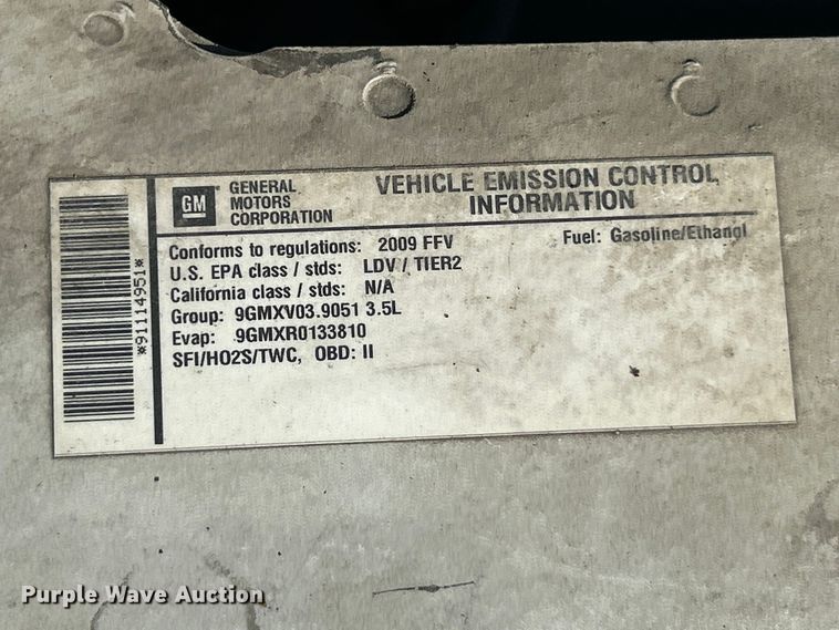 image for item FC5455 2009 Chevrolet Impala  