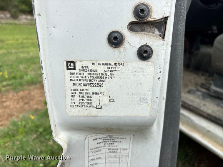 image for item FG0252 2005 Chevrolet Silverado 1500 pickup truck