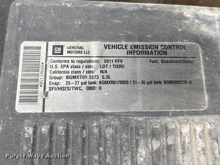 image for item FG0253 2011 GMC Sierra 1500 Crew Cab pickup truck