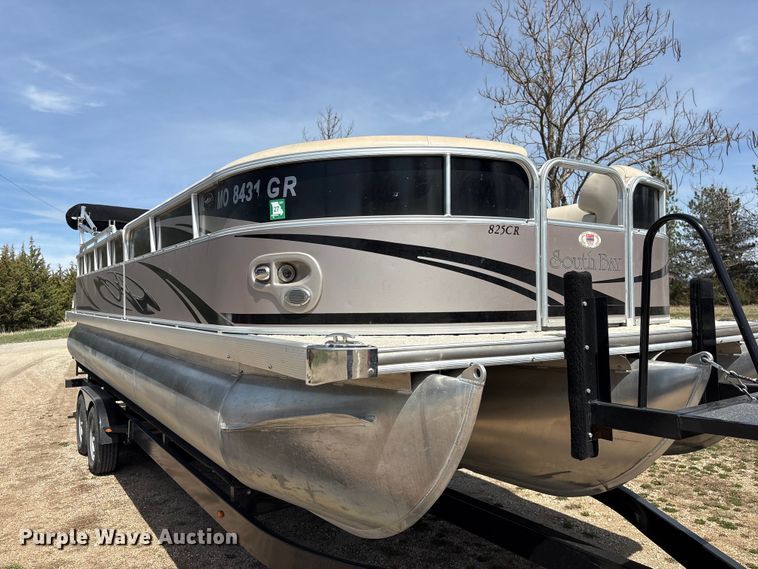 image for item FG2878 2008 Forest River South Bay 825 CR TT pontoon boat