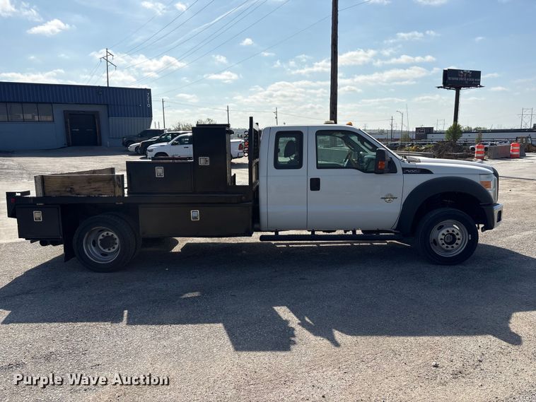 image for item FG2912 2012 Ford F550 Super Duty Ext. Cab flatbed truck