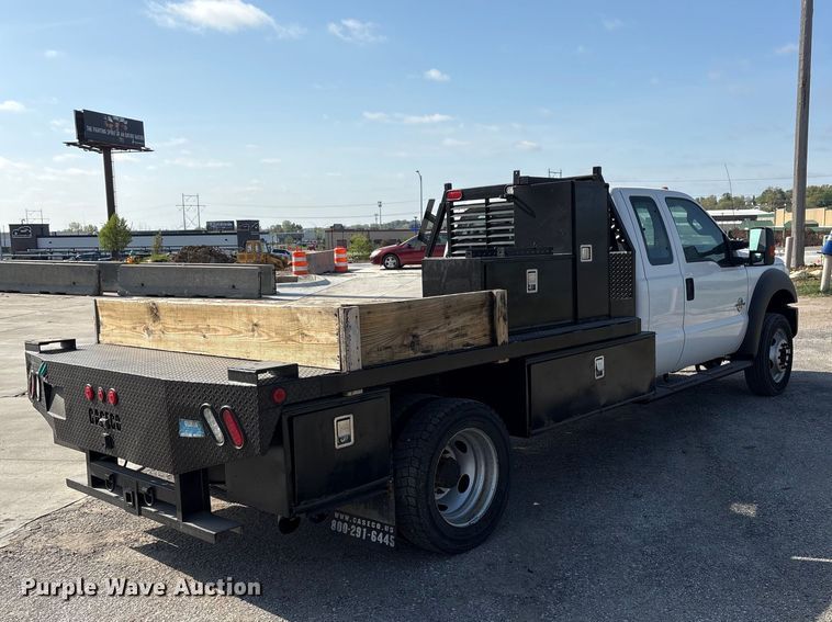 image for item FG2912 2012 Ford F550 Super Duty Ext. Cab flatbed truck