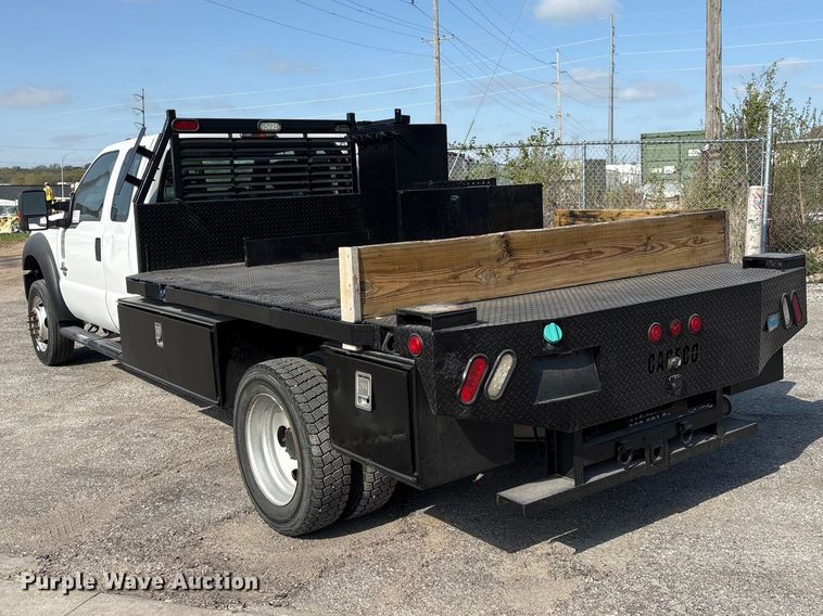 image for item FG2912 2012 Ford F550 Super Duty Ext. Cab flatbed truck