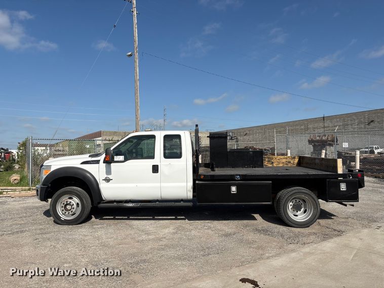 image for item FG2912 2012 Ford F550 Super Duty Ext. Cab flatbed truck