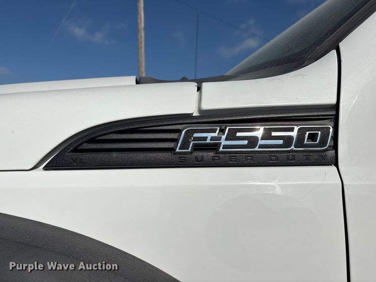 image for item FG2912 2012 Ford F550 Super Duty Ext. Cab flatbed truck