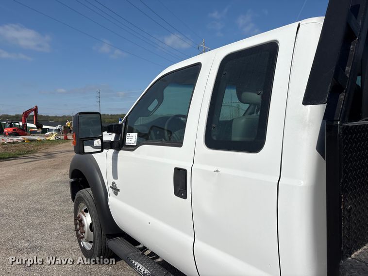 image for item FG2912 2012 Ford F550 Super Duty Ext. Cab flatbed truck