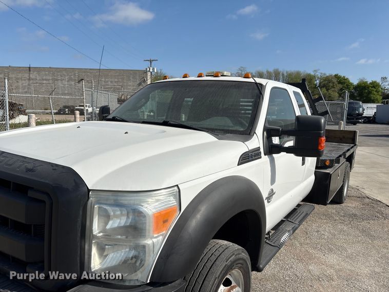 image for item FG2912 2012 Ford F550 Super Duty Ext. Cab flatbed truck