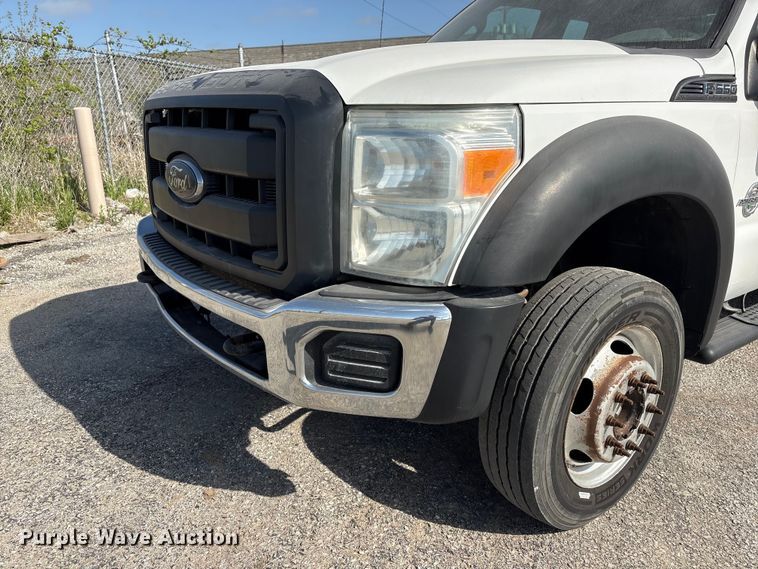 image for item FG2912 2012 Ford F550 Super Duty Ext. Cab flatbed truck