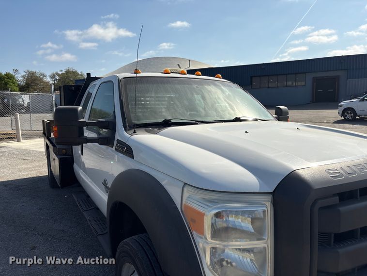 image for item FG2912 2012 Ford F550 Super Duty Ext. Cab flatbed truck