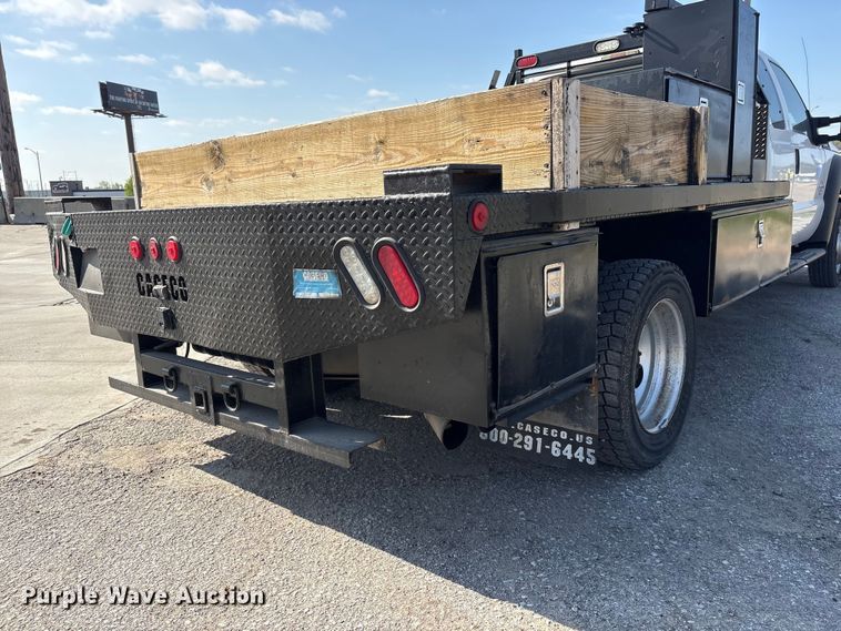 image for item FG2912 2012 Ford F550 Super Duty Ext. Cab flatbed truck