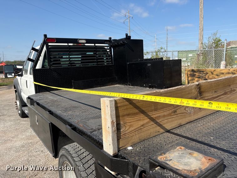 image for item FG2912 2012 Ford F550 Super Duty Ext. Cab flatbed truck