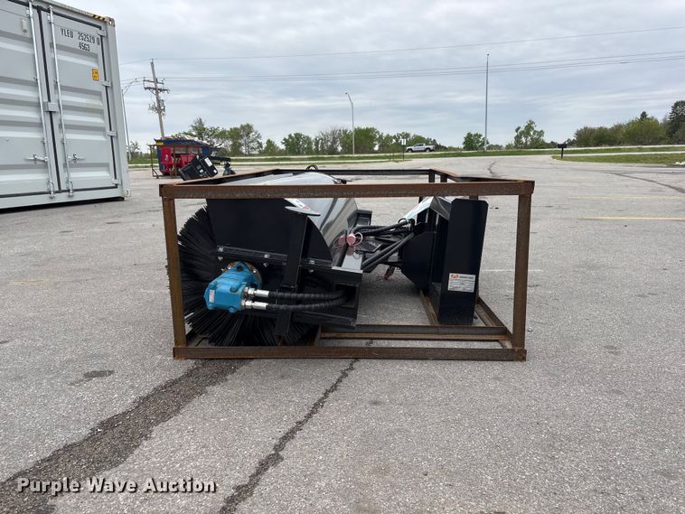 image for item FG2994 2026 Mower King SSAB72 skid steer broom
