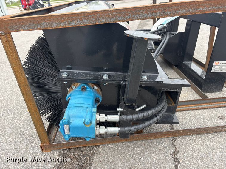 image for item FG2994 2026 Mower King SSAB72 skid steer broom