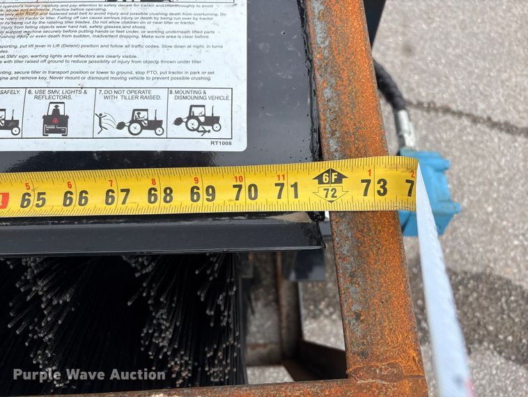 image for item FG2994 2026 Mower King SSAB72 skid steer broom