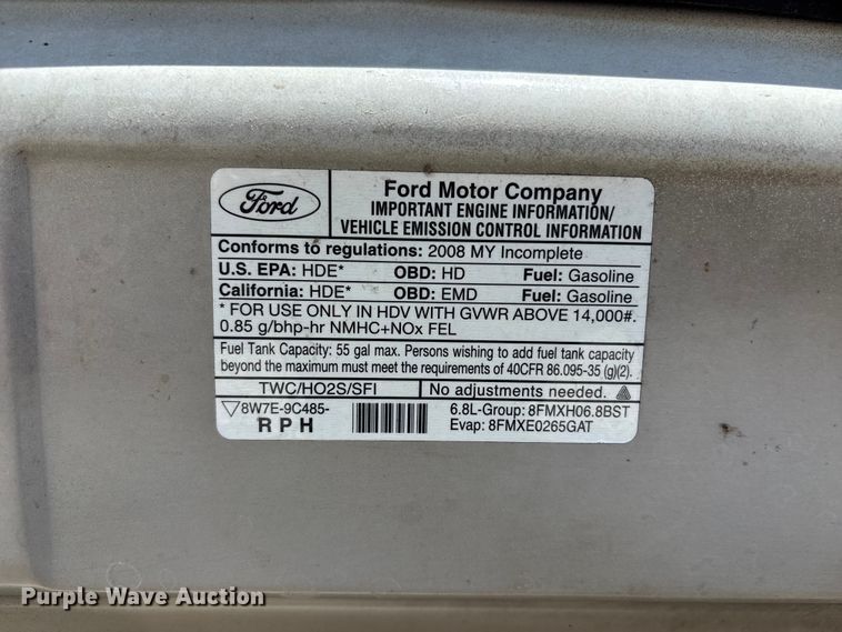 image for item FH7070 2008 Ford E-450 shuttle bus