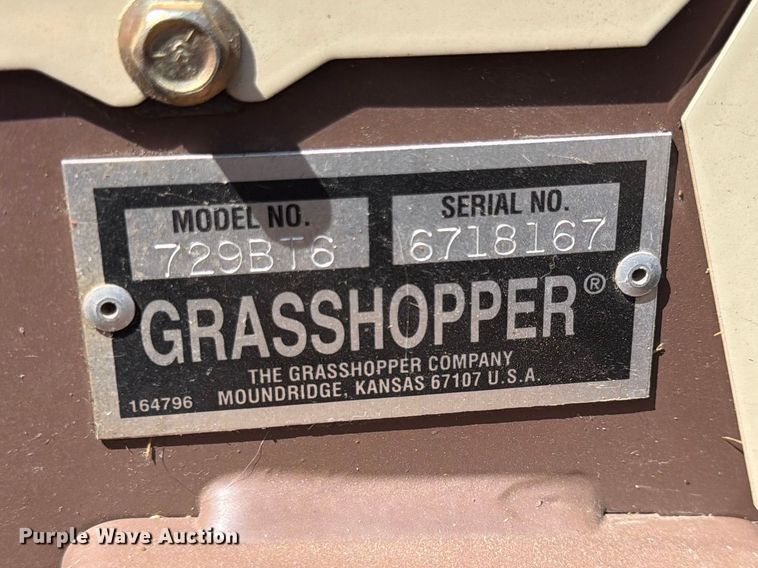 image for item FK0080 Grasshopper 729BTS ZTR lawn mower