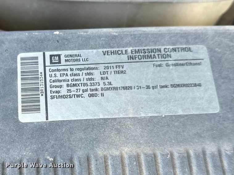 image for item FK1865 2011 Chevrolet Tahoe SUV