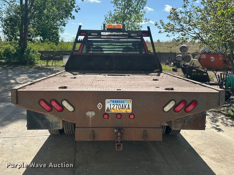 image for item FM7522 2003 Ford F450 Super Duty Crew Cab flatbed truck