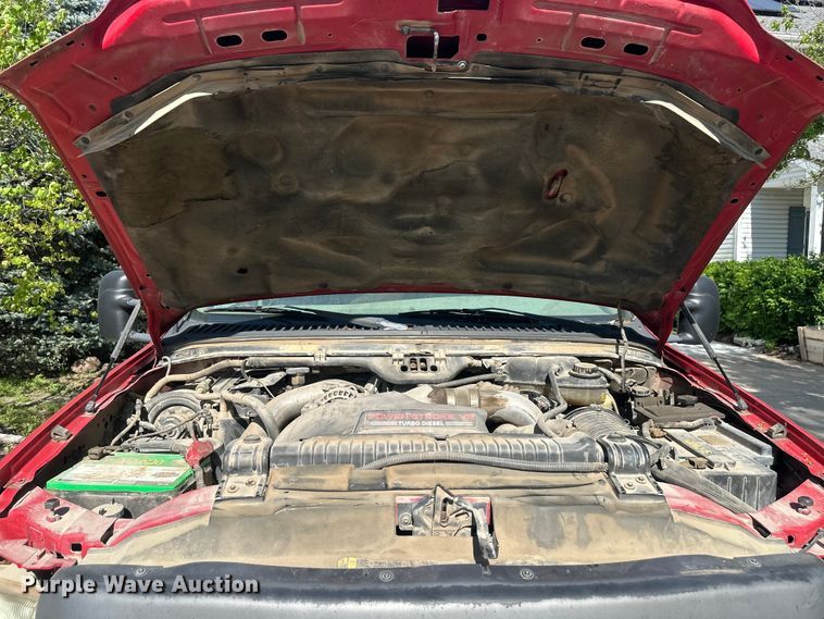 image for item FM7522 2003 Ford F450 Super Duty Crew Cab flatbed truck