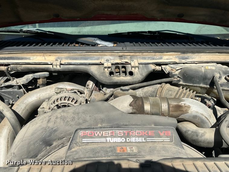 image for item FM7522 2003 Ford F450 Super Duty Crew Cab flatbed truck