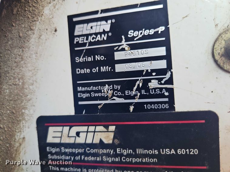 image for item FN5610 2006 Elgin Pelican street sweeper