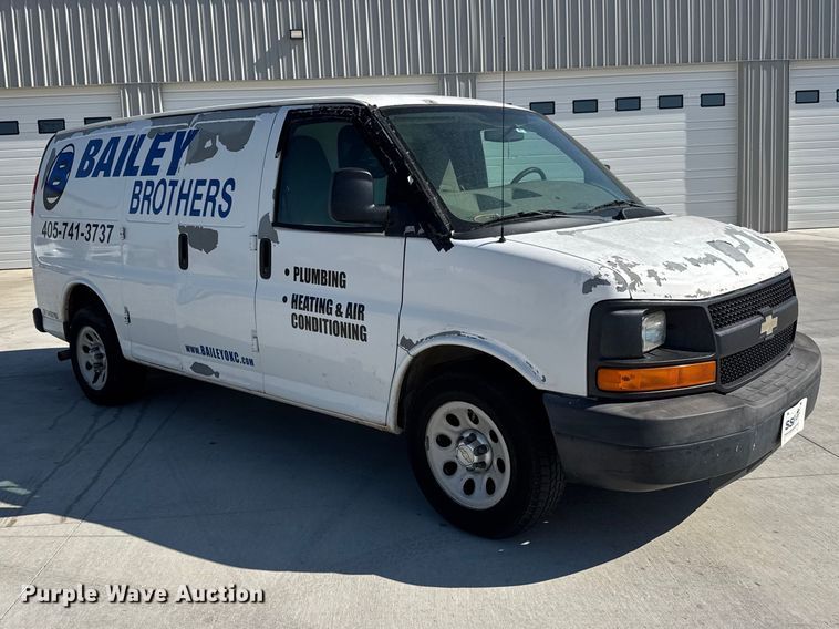 image for item GA9703 2012 Chevrolet Express 1500 cargo van