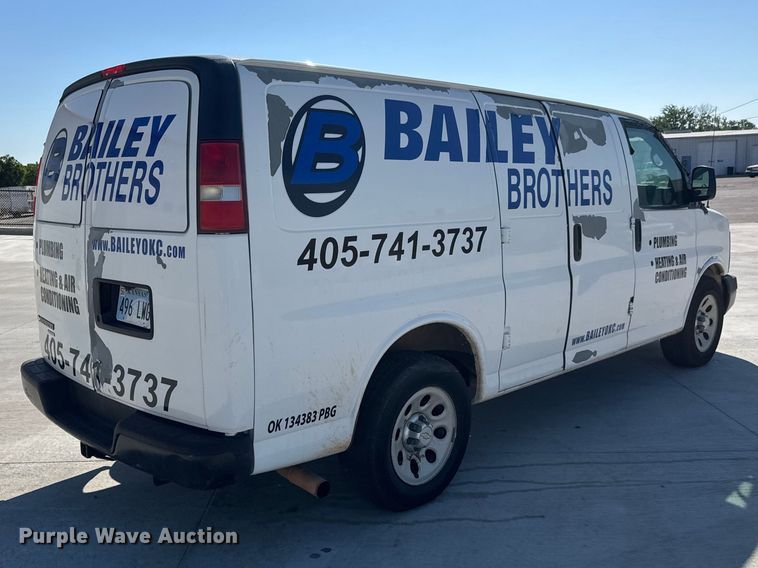 image for item GA9703 2012 Chevrolet Express 1500 cargo van