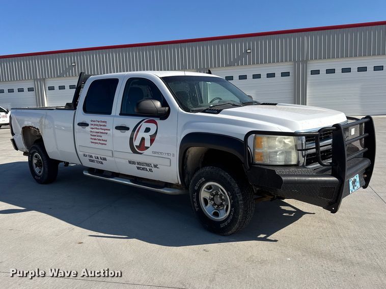 image for item GA9706 2008 Chevrolet Silverado 2500 HD Crew Cab pickup truck