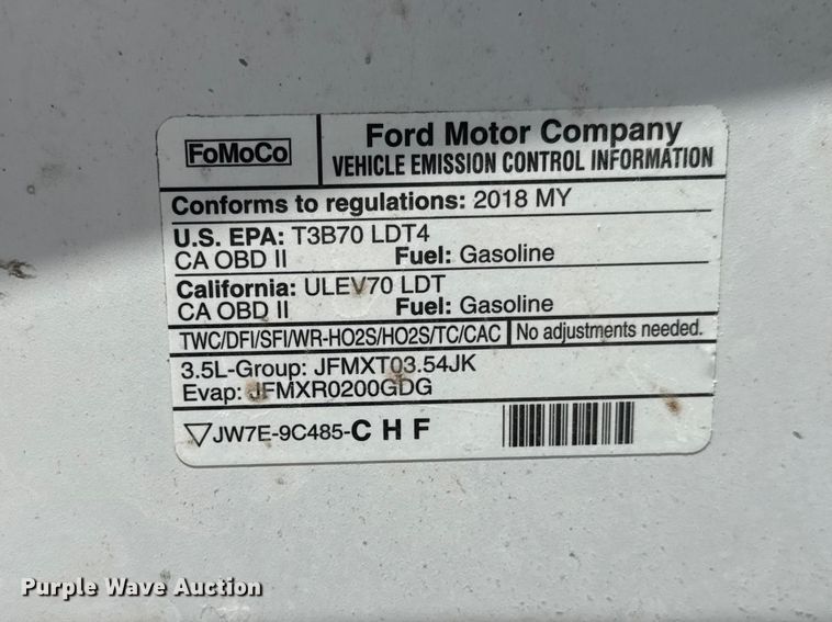 image for item MX9084 2018 Ford F150 Crew Cab pickup truck